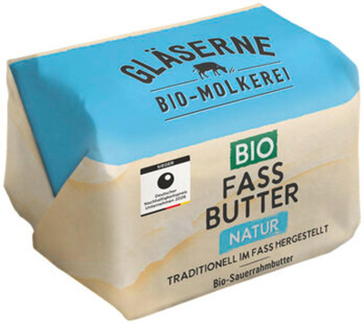 Produktfoto zu Fassbutter Sauerrahm natur, 250 g
