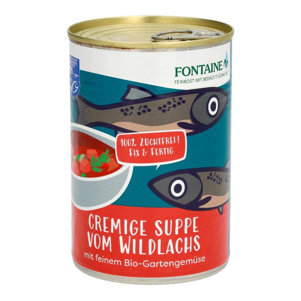 Produktfoto zu Cremige Suppe vom Wildlachs, 400 ml