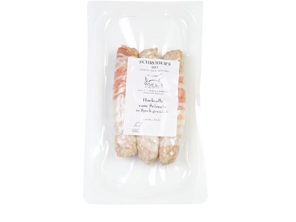 Produktfoto zu Hackrolle Bacon, 0,18 kg (3 Stück)