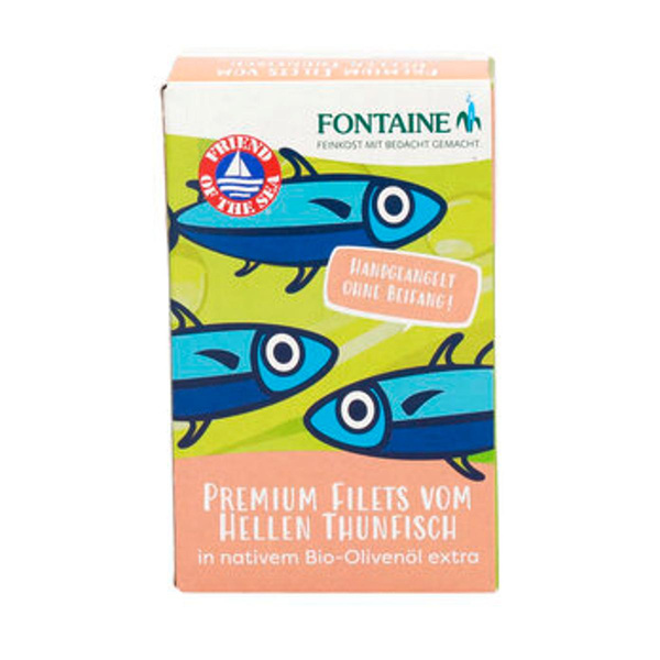 Produktfoto zu Thunfisch hell in Olivenöl, 120 g