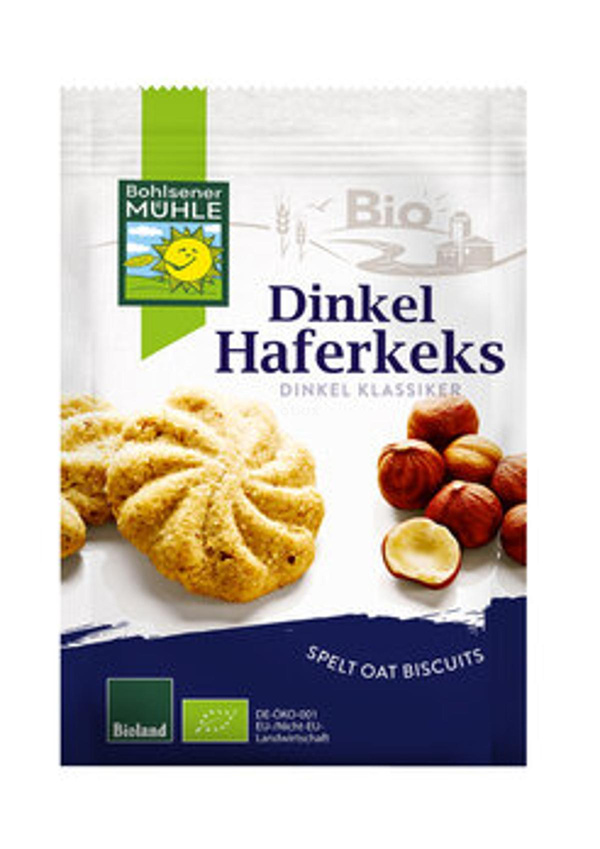 Produktfoto zu Dinkel Haferkekse, 125 g