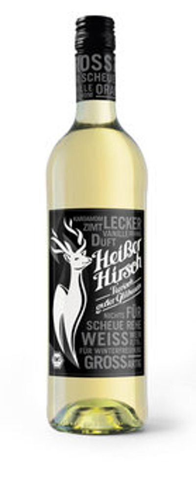 Produktfoto zu Heißer Hirsch weiß, 0,75 l