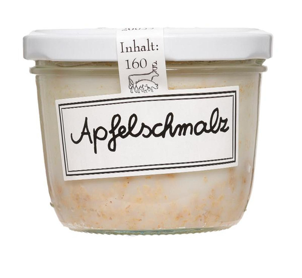 Produktfoto zu Apfelschmalz, 160 g