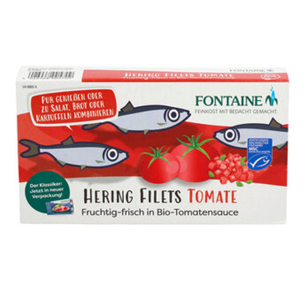 Produktfoto zu Heringsfilet in Tomatencreme, 200 g
