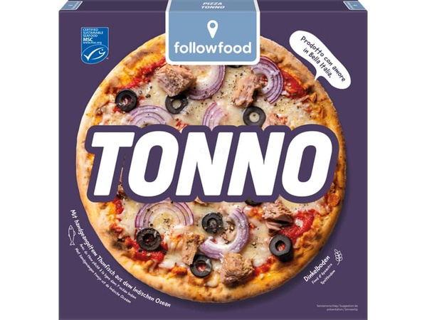 Produktfoto zu TK-Dinkel-Pizza Tonno, 329 g