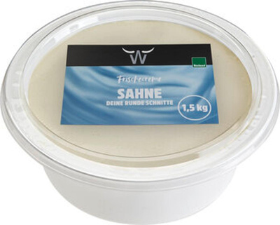 Produktfoto zu Weißenhorner Sahne Creme, 1,5 kg