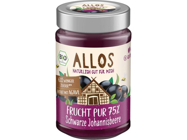Produktfoto zu Frucht Pur Schwarze Johannisbeere, 200 g