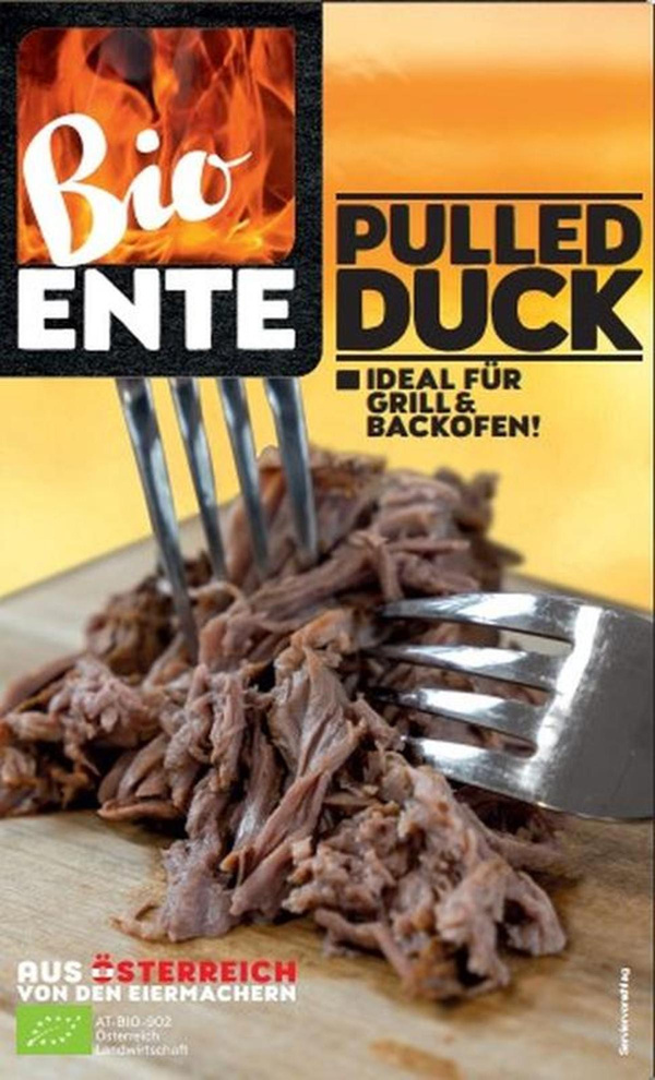 Produktfoto zu Sous-Vide Ente Pulled Duck, 0,4 kg