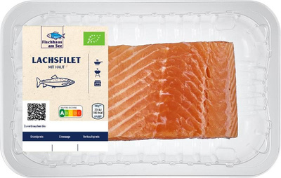 Produktfoto zu Irisches Lachsfilet mit Haut, ca. 250 g