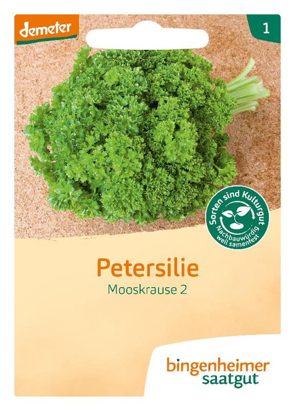 Produktfoto zu Saatgut Krause-Petersilie Mooskrause