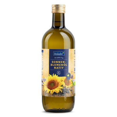 Produktfoto zu Sonnenblumenöl nativ, 1 l