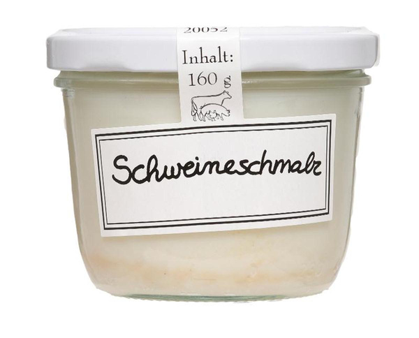 Produktfoto zu Schweineschmalz, 160 g