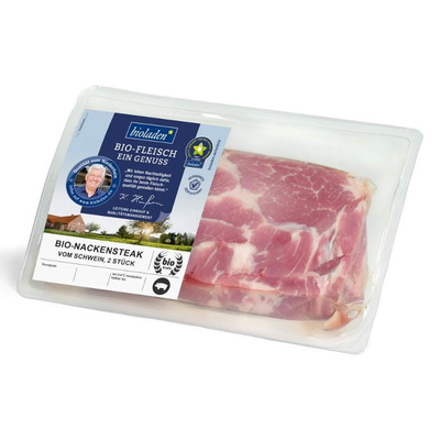 Produktfoto zu Nackensteak vom Schwein, 2 Stück, ca. 0,3 kg