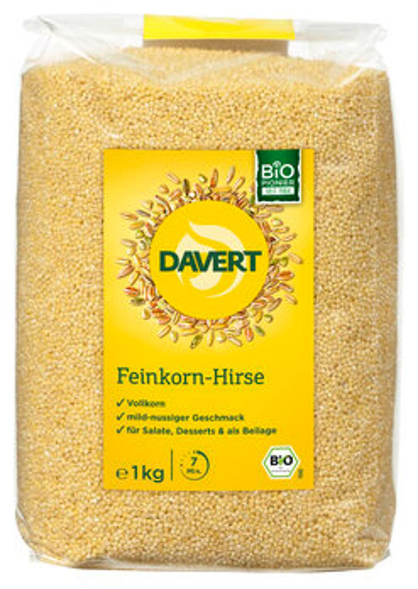 Produktfoto zu Hirse feines Korn, 1 kg