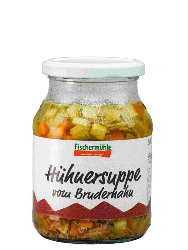 Produktfoto zu Hühnersuppe vom Bruderhahn, 500 ml