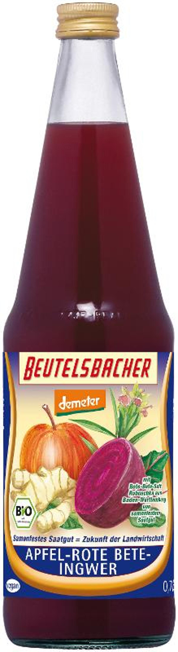 Produktfoto zu Apfel- Rote Bete -Ingwer Saft, 0,7 l