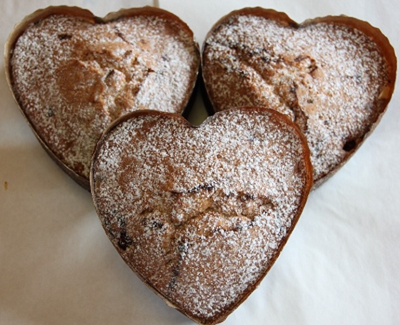 Produktfoto zu Muttertags-Herz mit Kirschen - Bio-Backhaus Wüst