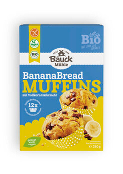 Produktfoto zu Banana Bread Muffins, 280 g