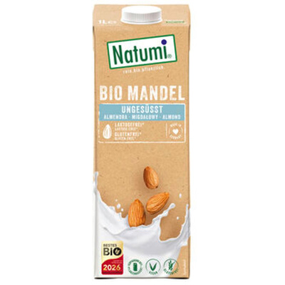 Produktfoto zu Mandeldrink Natur ungesüßt, 1l