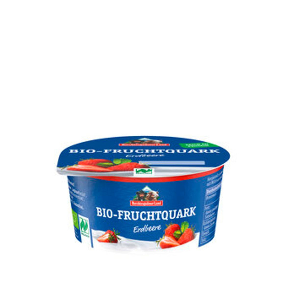 Produktfoto zu Fruchtquark - Mix: 2x Erdbeere, 2x Heidelbeere