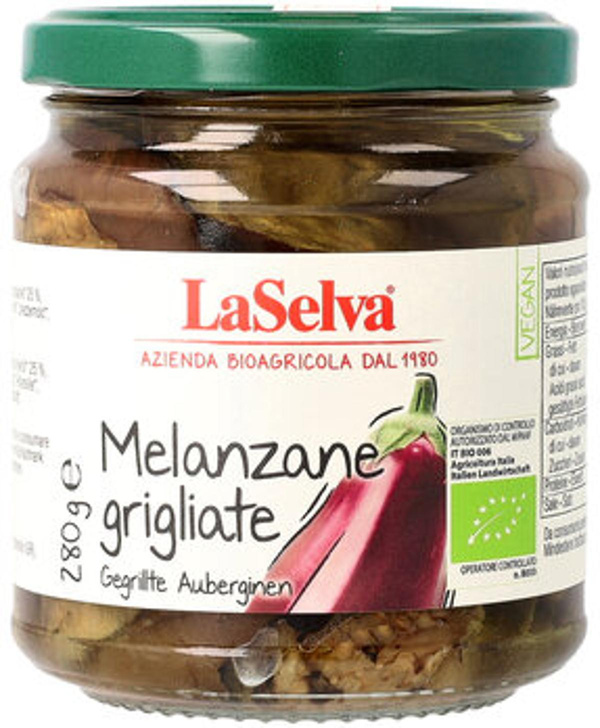 Produktfoto zu gegrillte Auberginen in Öl, 280 g