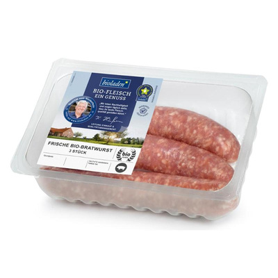 Produktfoto zu Frische Bratwurst vom Schwein, ca. 0,3 kg 3 Stück