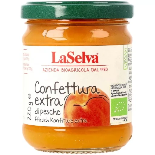 Produktfoto zu Pfirsich Konfitüre extra, 220 g