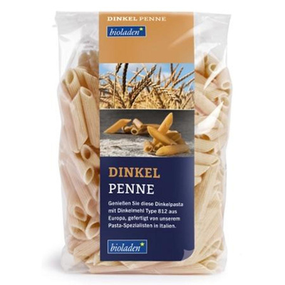 Produktfoto zu Dinkel Penne hell, 500 g
