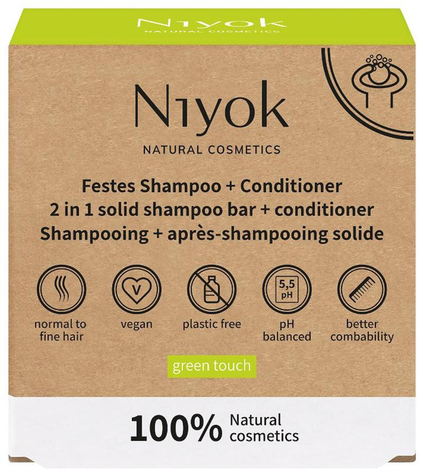 Produktfoto zu 2 in 1 festes Shampoo + Conditioner, 80 g