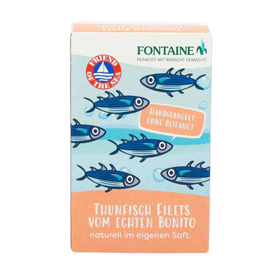 Produktfoto zu Thunfisch Bonito natur in Saft, 120 g