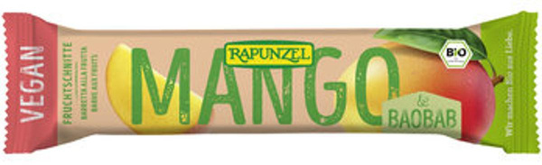 Produktfoto zu Fruchtschnitte Mango-Baobab, 40 g