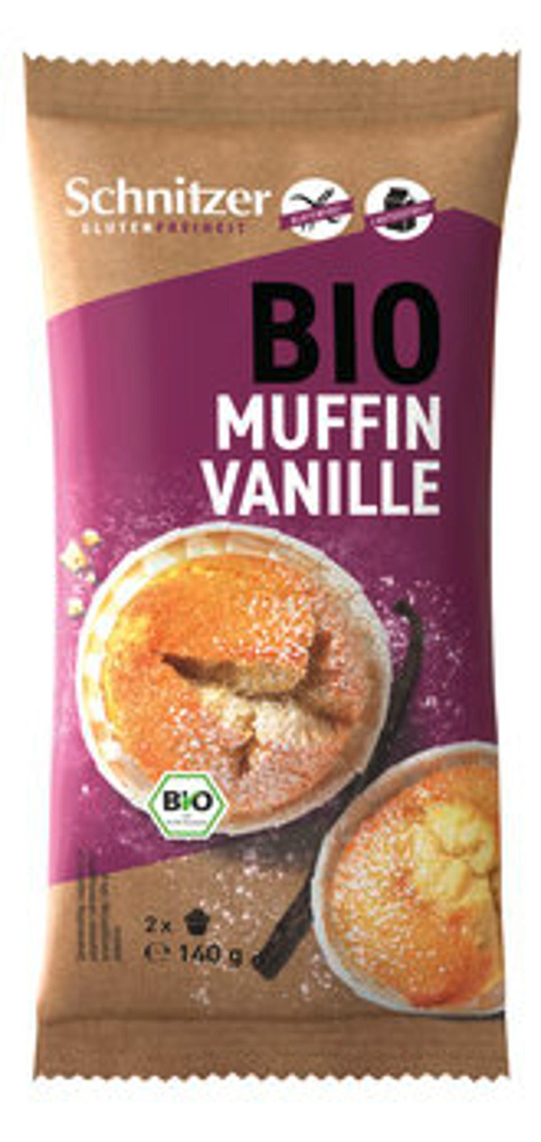 Produktfoto zu Muffin Vanille gf, 2 Stück (140 g) - 20% reduziert, da MHD 28.05.2026