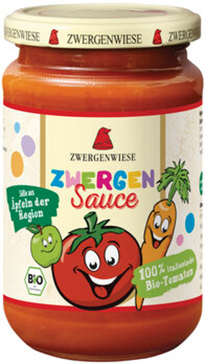 Produktfoto zu Zwergensauce Tomate, 340 ml