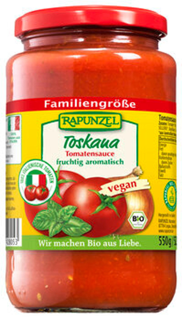 Produktfoto zu Tomatensauce Toskana, 525 ml
