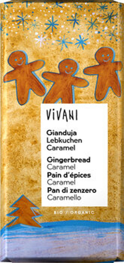 Produktfoto zu Schokolade Gianduja Lebkuchen Caramel, 100 g