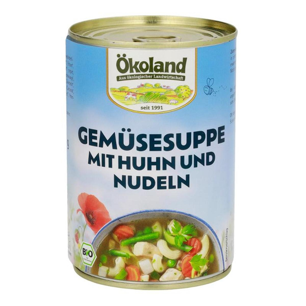 Produktfoto zu Gemüsesuppe mit Huhn, 400 g
