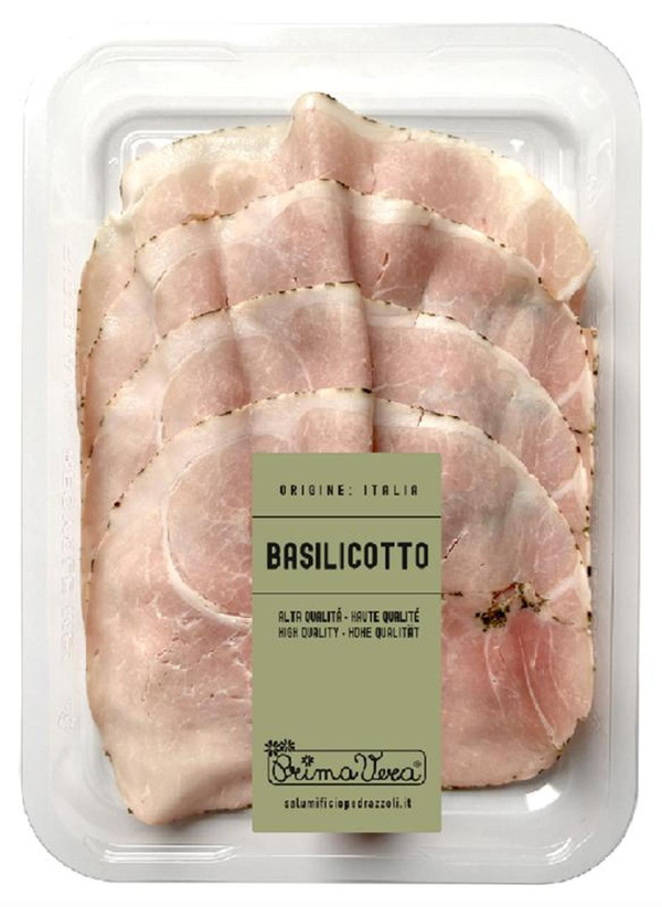 Produktfoto zu Prosciutto Cotto Basilikum, 100 g