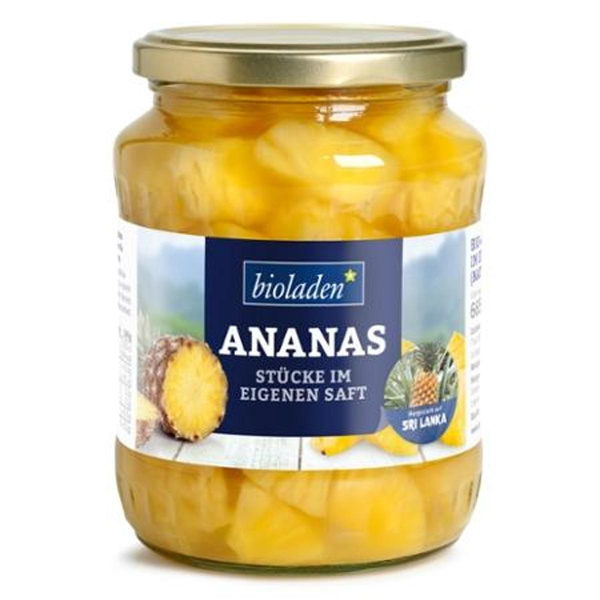 Produktfoto zu Ananasstücke, 720 ml