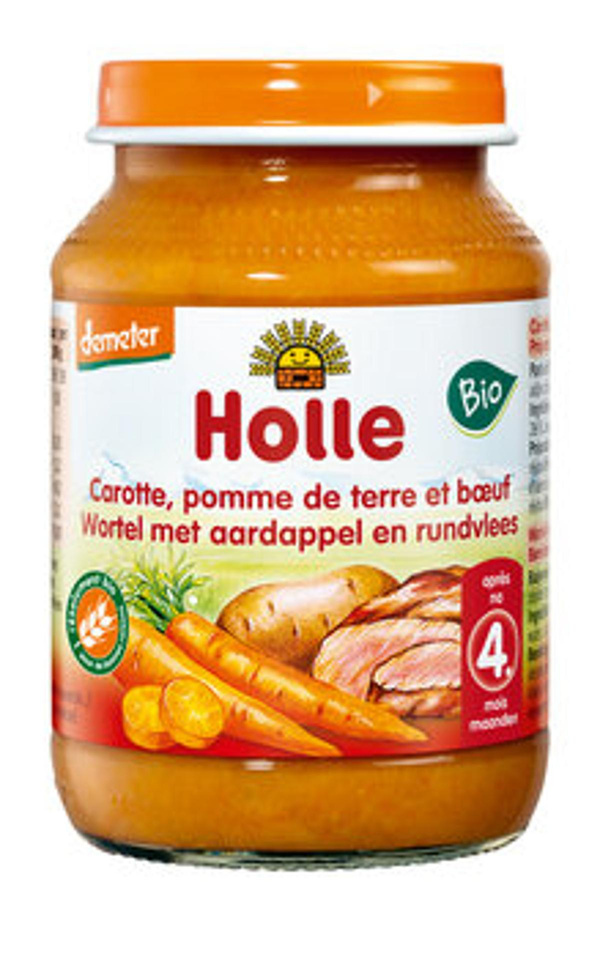 Produktfoto zu Glas Karotten Kartoffeln Rind, 190 g