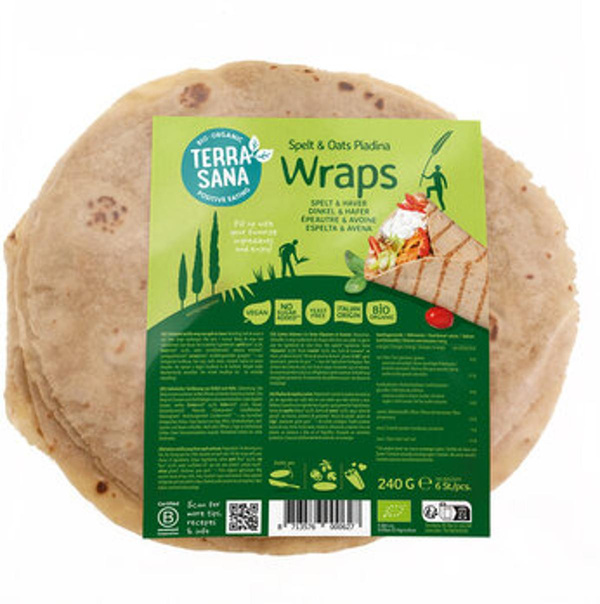 Produktfoto zu Piadina Wrap mit Dinkel und Hafer, 240 g