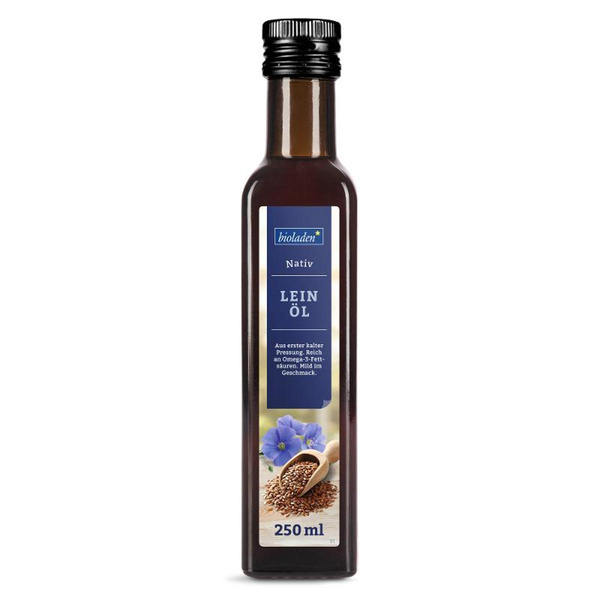 Produktfoto zu Leinöl nativ, 250 ml - 10% reduziert, da MHD 10.2026