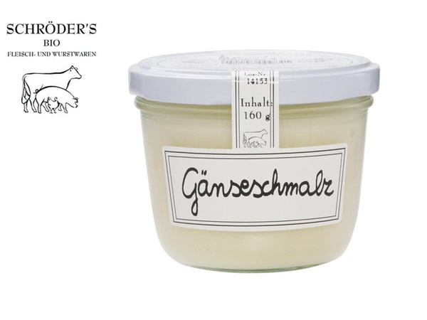 Produktfoto zu Gänseschmalz, 160 g