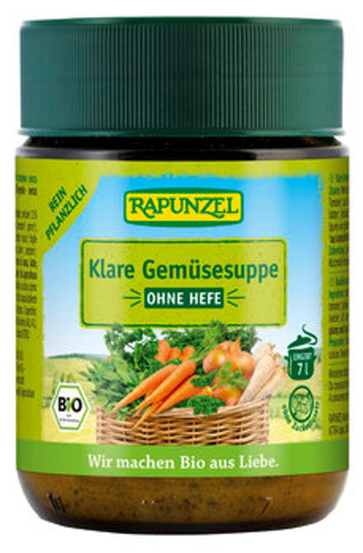 Produktfoto zu Klare Gemüsesuppe ohne Hefe, 140 g
