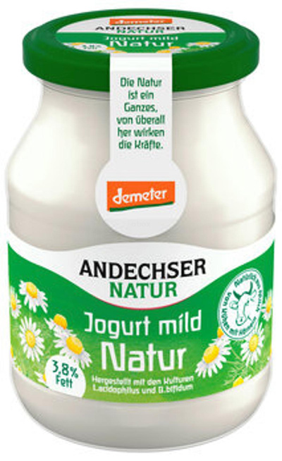 Produktfoto zu Joghurt mild Natur, 500 g
