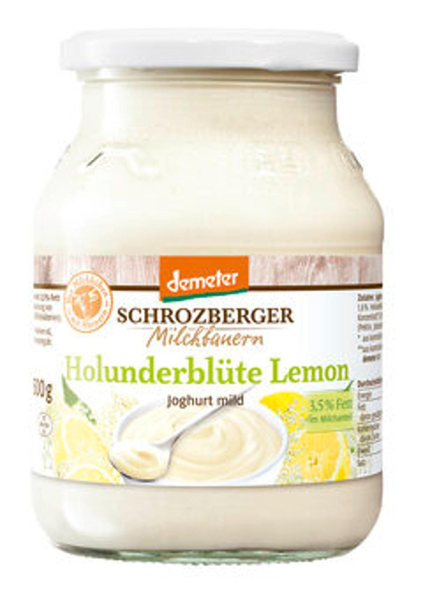 Produktfoto zu Joghurt Holunderblüte Lemon, 500 g - 10% Hoffestrabatt