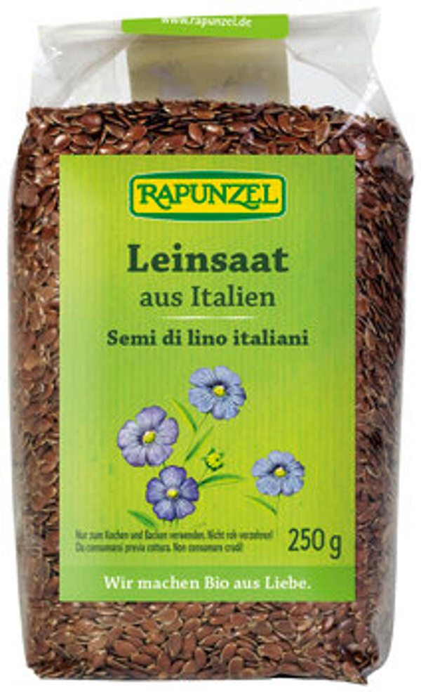 Produktfoto zu Leinsaat braun, 250 g