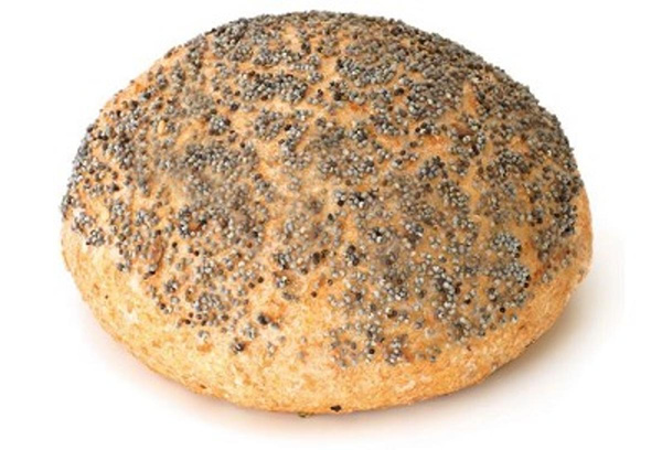 Produktfoto zu Dinkel-Mohnbrötchen, 3 Stück - Bio-Backhaus Wüst