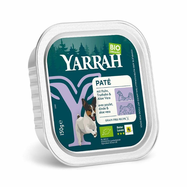 Produktfoto zu Hundefutter Paté Huhn und Truthahn, 150 g