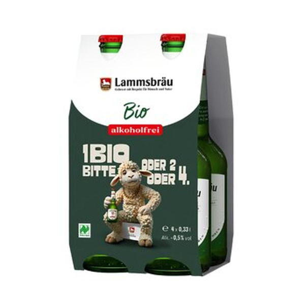 Produktfoto zu Bier Bio alkoholfrei, 4-Pack