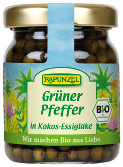 Produktfoto zu Grüner Pfeffer in Kokos-Essiglake, 60 g